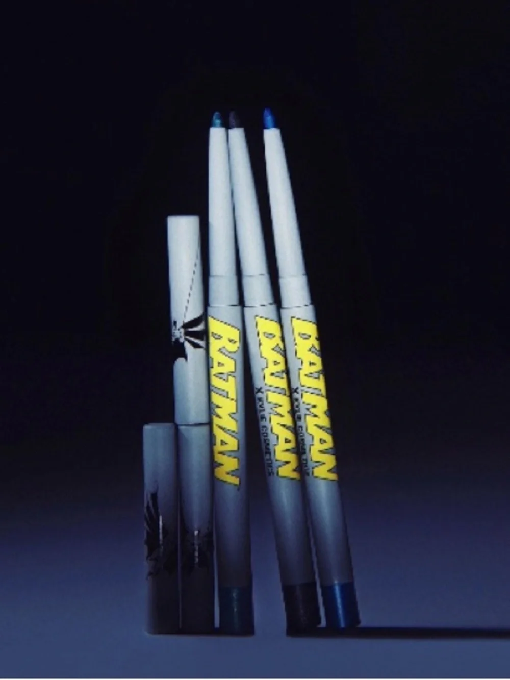 Kylie Cosmetics DC Batman Eyeliner 3pc Set Metallic Green Blue Black New in Box